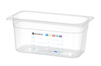 Pojemnik GN HACCP z polipropylenu 1/3 150 - bez pokrywki HENDI 880265