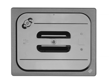 Pokrywka do pojemników GN1/2 z czarnego poliwęglanu HENDI 862926