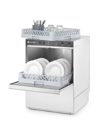 Zmywarka do naczyń 50x50, manualna, z dozownikiem detergentu i p HENDI 230251