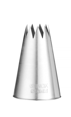 Końcówki do rękawów karbowane, stalowe - zestaw 7szt HENDI 551714