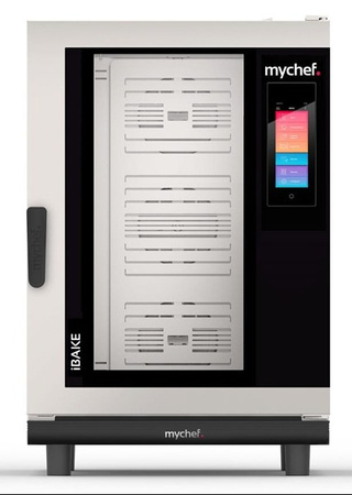 Piec konwekcyjno-parowy elektryczny | piekarniczo-cukierniczy | automatyczny system myjący | 10x600x400 | 18,9 kW | 400 V | Mychef iBake 10E TSC | System TSC - najwyższa stabilność temperatury