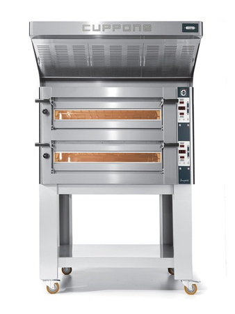 Piec do pizzy elektryczny Cuppone Donatello | dwukomorowy | panel cyfrowy | 6+6x36 | DN635/2 D