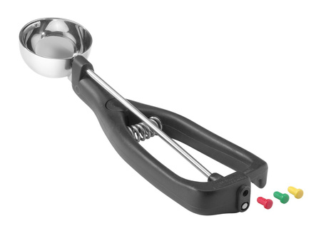 Gałkownica dla leworęcznych, Stöckel, 1/40, czarny, ⌀45x(H)mm 755228