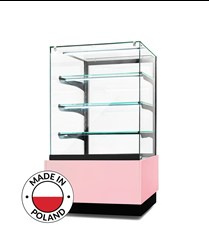 Witryna cukiernicza neutralna Dolce Visione  Neutro  Premium 700 | 700x670x1300 mm