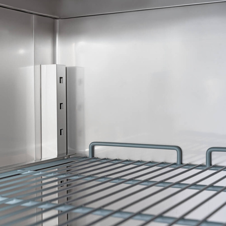 Szafa mroźnicza ze stali nierdzewnej na nóżkach, GN 2/1, V 650 l STALGAST 830627