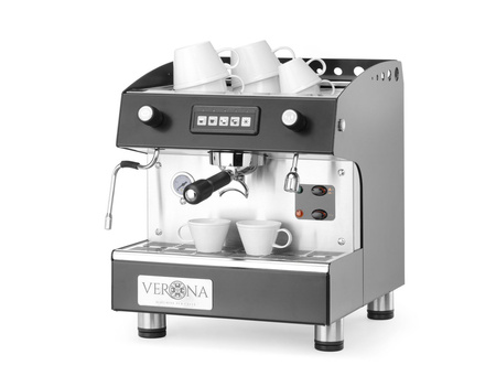 Ekspres do kawy ROMEO, 1-grupowy, automatyczny, czarny HENDI 207642