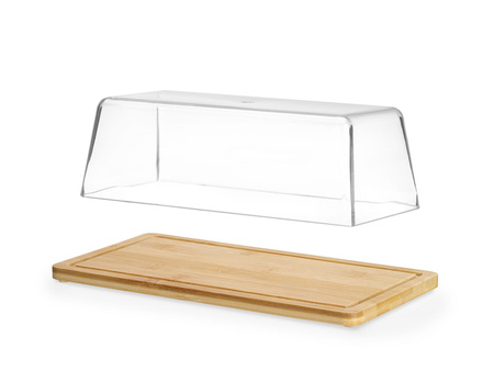 Taca bambusowa z pokrywką, 320x160x(H)110mm | 523841