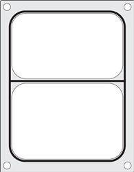 Matryca do zgrzewarki CAS CDS-01  na tackę dwudzielną 227x178 mm HENDI 805398