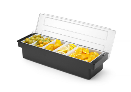 Pojemnik 5-częściowy na dodatki do drinków HENDI 552131