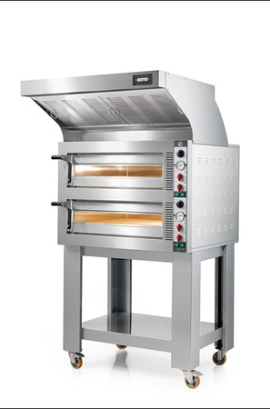 Piec do pizzy elektryczny Cuppone Tiepolo | dwukomorowy | 9+9x36 | TP935/2CM
