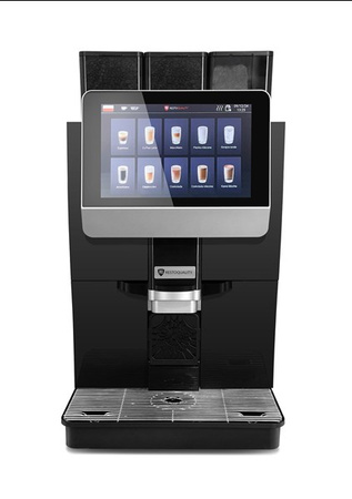 Automatyczny ekspres do kawy RQK33 PRO z ekranem dotykowym | 2 zbiorniki instant | podłączenie do wody | 2 rodzaje mleka