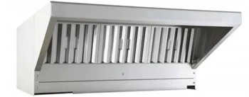 Przedni okap kondensacyjny do pieców elektrycznych Mychef | filtr węglowy