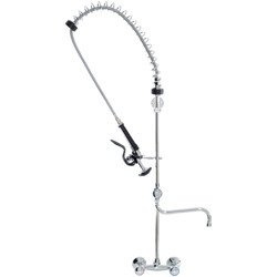 Napełniacz z wylewką dwu otworowy montowany do ściany 651542 STALGAST