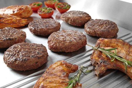 Płyta grillowa 2/3 gładka, 1/3 ryflowana HENDI 203163