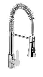 Bateria umywalkowa z wyciąganym prysznicem, jednootworowa,(h) 4 HENDI 810170