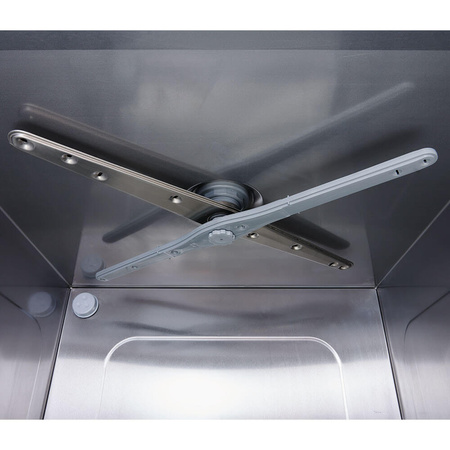 Zmywarko wyparzarka, uniwersalna, dozownik płynu myjącego, pompa zrzutowa, pompa wspomagająca płukanie, P 3.4/4.9 kW, U 230/400 V 801517 STALGAST