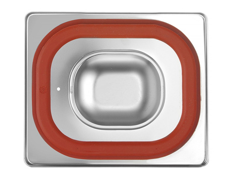 Pokrywka do pojemników GN Profi Line 1/6 z uszczelką silikonową HENDI 802656