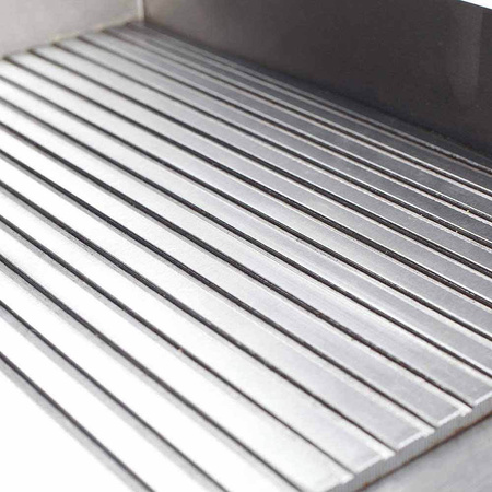 Płyta grillowa 1/2 gładka, 1/2 ryflowana, Gredil, P 3.5 kW, U 230 V STALGAST 745120
