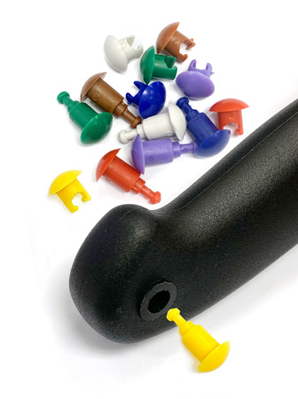 Radełko do pizzy czarne, HENDI, czarny, (L)230mm  | HENDI 617014