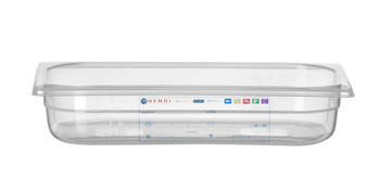 Pojemnik GN HACCP z polipropylenu 1/3 65 - bez pokrywki HENDI 880289