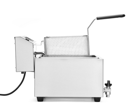 Frytownica z panelem cyfrowym Mastercook z kranem spustowym - 8 HENDI 207369