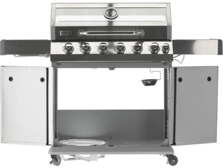 Grill gazowy 6+1 stal nierdzewna 20,5kW YATO YG-20016
