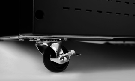 Lodówka barowa 1-drzwiowa z podświetlanym panelem, Arktic, 254 l, czarna HENDI 233788