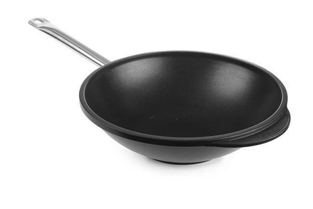 Patelnia Wok z odlewu aluminium Titanium Professional śr. 320 mm | HENDI 839010