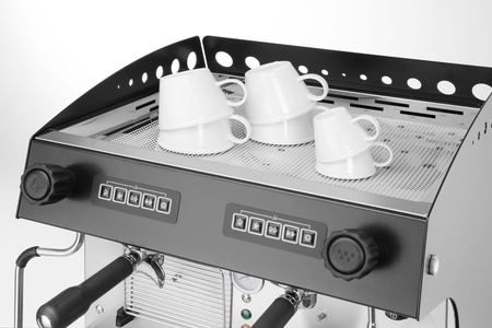 Ekspres do kawy JULIA Compact, 2-grupowy, automatyczny, czarny HENDI 207499