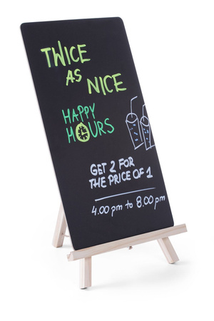 Tablica menu na sztaludze 220x360 mm HENDI 664070