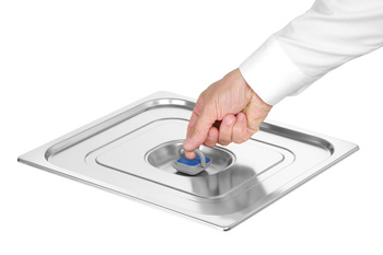 Pokrywka do pojemników GN z kolorowymi klipsami GN 2/3 - 354x325 HENDI 805213