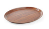 Taca antypoślizgowa, orzech - owalna 200 x 265 mm HENDI 507568