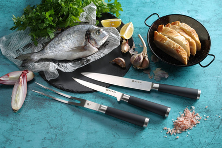 Zestaw noży - 9-elementowy HENDI 975770