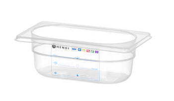 Pojemnik GN HACCP z polipropylenu 1/9 65 - bez pokrywki HENDI 880562