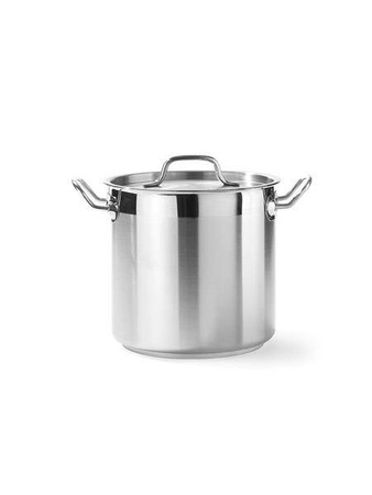 Garnek wysoki z pokrywką Profi Line, poj.6 l, fi.200x(H)190 mm HENDI 832202