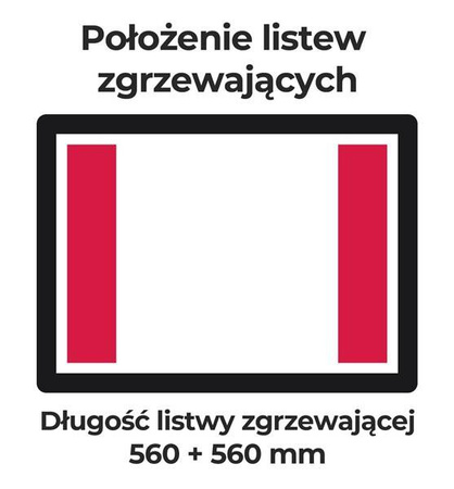 Pakowarka próżniowa komorowa iSENSOR L | wolnostojąca | listwa 560 + 560 mm | pompa BUSCH 63 m3/h | 1,5 kW | 1136x707x1050 mm | przyłącze gazu obojętnego | FIL6B2G2 | RESTO QUALITY FIL6B2G2