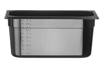 Pojemnik GN1/3-150 z czarnego poliwęglanu HENDI 862513