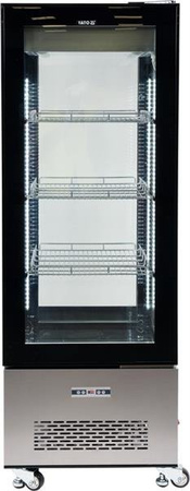 Kühlregal 400L 65x65x190 schwarz | YG-05068