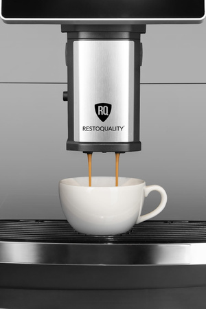 Automatyczny ekspres do kawy RQK8S z ekranem dotykowym | pojemnik 8l | podłączenie do wody | srebrny