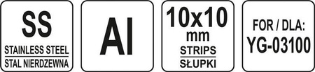 TARCZA DO SZATKOWNICY DO WARZYW YG-03100 SŁUPKI 10X10MM | YG-03144