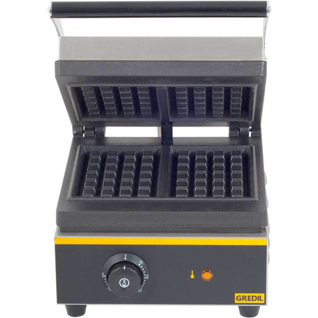 Gofrownica, płyty żeliwne z powłoką ceramiczną, Gredil, P 2 kW STALGAST 772321