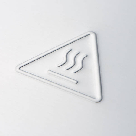 Kontakt grill pojedynczy, ryflowany, Caterina, P 1.8 kW STALGAST 742018