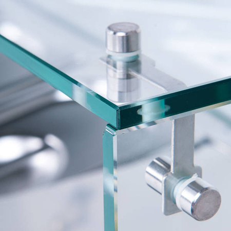 Witryna chłodnicza, nastawna z szybą, 5 x GN 1/4 STALGAST 834540