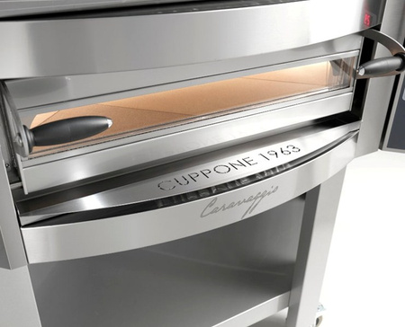 Piec narożny do pizzy Cuppone Caravaggio | CR535/1 CD | elektryczny | 5x36 cm | 9,7 kW | 1212x1406x430 mm