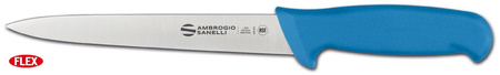 Ambrogio Sanelli Supra Colore, nóż do filetowania ryb, NIEBIESKI, 18 cm   | HENDI S351.018L