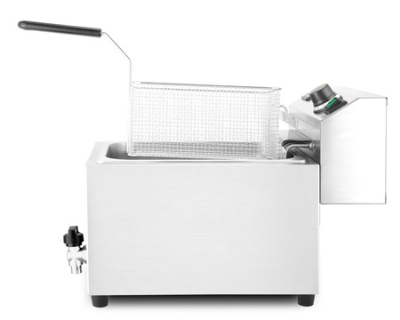 Frytownica XL Profi Line z kranem spustowym, manualna, 10 l, 400 V  | HENDI 209424