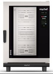 Piec konwekcyjno-parowy elektryczny | piekarniczo-cukierniczy | automatyczny system myjący | 10x600x400 | 18,9 kW | 400 V | Mychef BAKE MASTER 10E TSC | System TSC - najwyższa stabilność temperatury