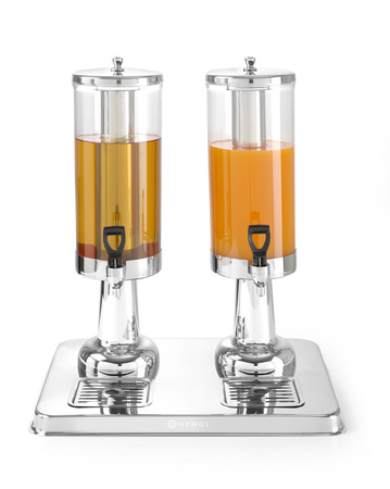 Dyspenser do soków kolumnowy - 2x3l HENDI 425435