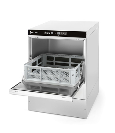 Zmywarka do naczyń 40x40, elektroniczna, z dozownikiem detergentu HENDI 230268