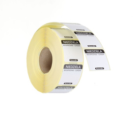 Naklejki Food Safety, wielorazowe - niedziela HENDI 850138